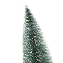 15 Pcs Miniature Xmas Tree White Snow Home Decoration Multi Purpose Desktop Mini Pine Tree for Indoor Party 7.9in