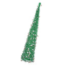 Xmas Tree with Snowmen Green PVC Easy Assembly Space Saving Retractable Foldable Artificial Xmas Tree for Decoration