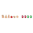 Xmas Advent Calendar Bracelets for Girls Xmas Countdown Calendar DIY Jewelry Making Kit Blind Box Charm Beads Pendants Bracelets for Kids Women Red Xmas Tree