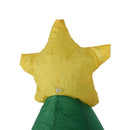 4.9FT Inflatable Xmas Tree LED Lighted 210T Polyester IP44 Water Resistant Blow Up Xmas Tree Yard Decor with Music for Outdoor Lawn Garden Party EU Plug 220 to 240V
