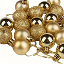 24pcs 1.18in Xmas Balls Ornaments for Xmas Tree Shatterproof Xmas Hanging Balls for Holiday Wedding Party Decoration Glitter Matte Glossy Gold