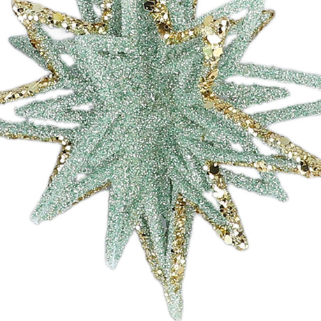 3pcs Xmas Hanging Decor Xmas Tree Bell Star Shape Ornaments for Stair Door Escalator Doorway
