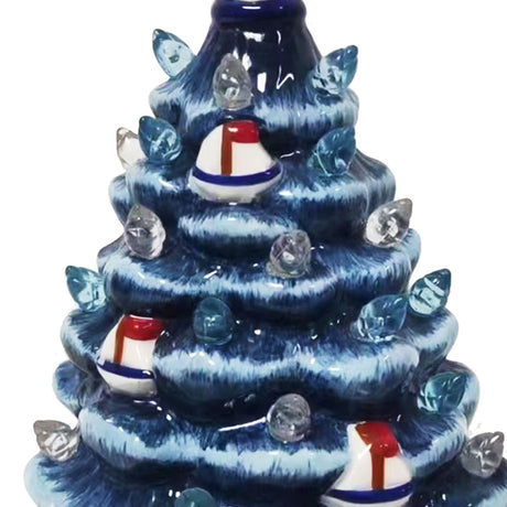 LED Xmas Tree Night Light Warm White Retro Ocean Themed Lighthouse Plug In Xmas Night Light for Holiday Decoration
