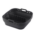 Square Air Fryer Silicone Baking Pan with Silicone Mat Air Fryer Pan