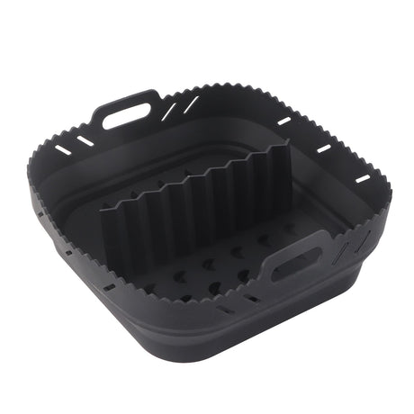 Square Air Fryer Silicone Baking Pan with Silicone Mat Air Fryer Pan