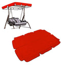 Waterproof Outdoor Swing Canopy Replacement 420D Silver Coated Oxford Fabric Swing Chair Canopy for Outdoor Garden Patio Red