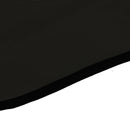 Waterproof Outdoor Swing Canopy Replacement 420D Silver Coated Oxford Fabric Swing Chair Canopy for Outdoor Garden Patio Black