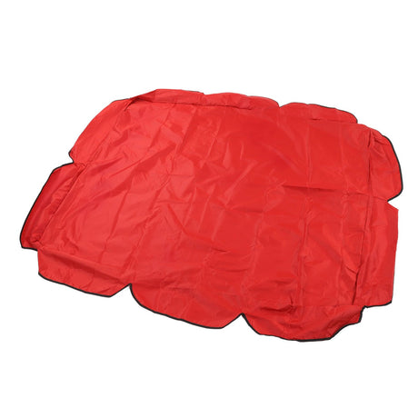 Swing Canopy 210D Silver Coated Oxford Waterproof UV Proof for Outdoor Patio Yard Chair 142x120x18cm Red