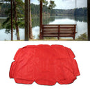 Swing Canopy 210D Silver Coated Oxford Waterproof UV Proof for Outdoor Patio Yard Chair 142x120x18cm Red