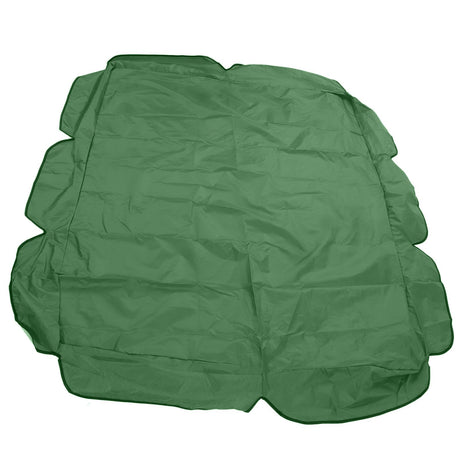 Swing Canopy 210D Silver Coated Oxford Waterproof UV Proof for Outdoor Patio Yard Chair 142x120x18cm Dark Green
