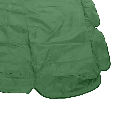 Swing Canopy 210D Silver Coated Oxford Waterproof UV Proof for Outdoor Patio Yard Chair 142x120x18cm Dark Green