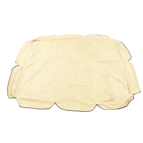 Swing Canopy 210D Silver Coated Oxford Waterproof UV Proof for Outdoor Patio Yard Chair 142x120x18cm Beige