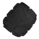 Swing Canopy 210D Silver Coated Oxford Waterproof UV Proof for Outdoor Patio Yard Chair 142x120x18cm Black