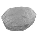 Outdoor Furniture Dust Covers Round Bathtub Cover 190 Silver Polyester Taffeta Hot Tub Waterproof Cover 190x30cm Grey