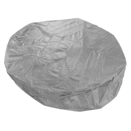 Outdoor Furniture Dust Covers Round Bathtub Cover 190 Silver Polyester Taffeta Hot Tub Waterproof Cover 190x30cm Grey