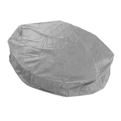 Outdoor Furniture Dust Covers Round Bathtub Cover 190 Silver Polyester Taffeta Hot Tub Waterproof Cover 190x30cm Grey