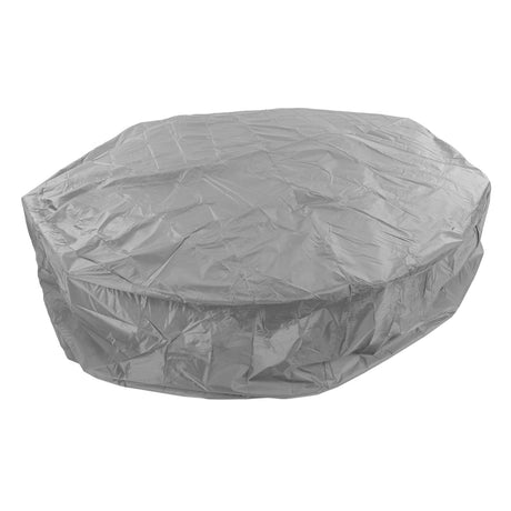 Outdoor Furniture Dust Covers Round Bathtub Cover 190 Silver Polyester Taffeta Hot Tub Waterproof Cover 190x90cm Grey
