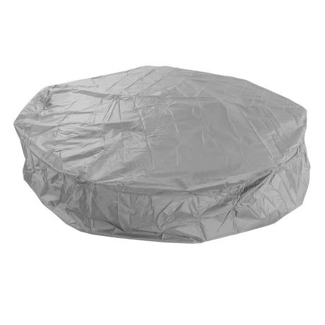 Outdoor Furniture Dust Covers Round Bathtub Cover 190 Silver Polyester Taffeta Hot Tub Waterproof Cover 190x90cm Grey