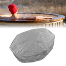 Outdoor Furniture Dust Covers Round Bathtub Cover 190 Silver Polyester Taffeta Hot Tub Waterproof Cover 190x90cm Grey