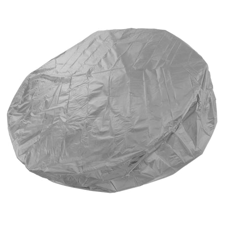 Outdoor Furniture Dust Covers Round Bathtub Cover 190 Silver Polyester Taffeta Hot Tub Waterproof Cover 215x70cm Grey