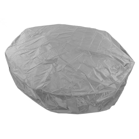 Outdoor Furniture Dust Covers Round Bathtub Cover 190 Silver Polyester Taffeta Hot Tub Waterproof Cover 215x70cm Grey