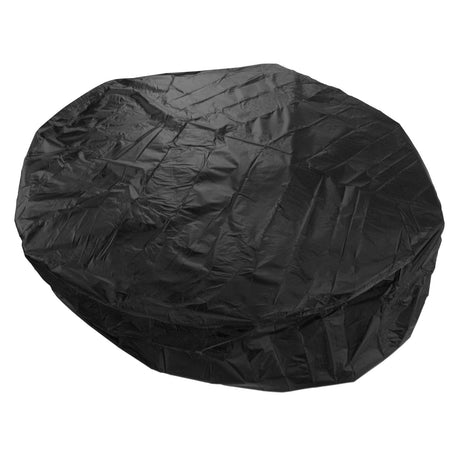 Outdoor Furniture Dust Covers Round Bathtub Cover 190 Silver Polyester Taffeta Hot Tub Waterproof Cover 215x70cm Black