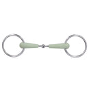 130mm Horse Mouth Snaffle with Chain Stainless Steel Horse Bit for Equestrian Training Equipment