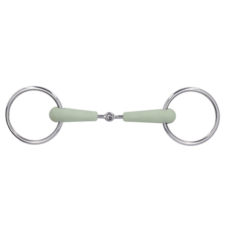 130mm Horse Mouth Snaffle with Chain Stainless Steel Horse Bit for Equestrian Training Equipment
