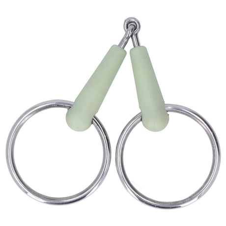 130mm Horse Mouth Snaffle with Chain Stainless Steel Horse Bit for Equestrian Training Equipment