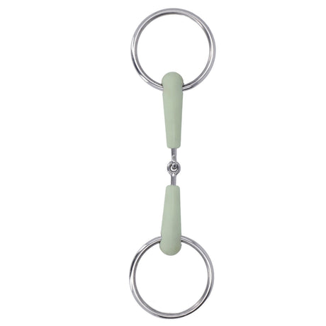 130mm Horse Mouth Snaffle with Chain Stainless Steel Horse Bit for Equestrian Training Equipment