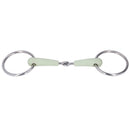 130mm Horse Mouth Snaffle with Chain Stainless Steel Horse Bit for Equestrian Training Equipment