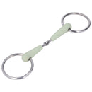 130mm Horse Mouth Snaffle with Chain Stainless Steel Horse Bit for Equestrian Training Equipment