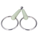 130mm Horse Mouth Snaffle with Chain Stainless Steel Horse Bit for Equestrian Training Equipment