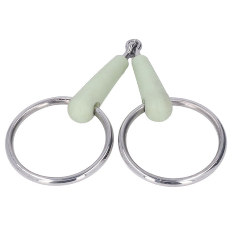 130mm Horse Mouth Snaffle with Chain Stainless Steel Horse Bit for Equestrian Training Equipment