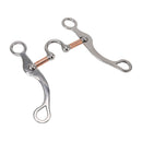 Horse Snaffle Bit Stainless Steel Rose Gold Plated Horse Gag Loose Ring Outdoor Garden Cultivation Horse Mouth Bit
