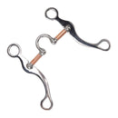 Horse Snaffle Bit Stainless Steel Rose Gold Plated Horse Gag Loose Ring Outdoor Garden Cultivation Horse Mouth Bit