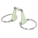 Horse Snaffle Bit Stainless Steel Horse Snaffle Roller Garden Breeding Mouth Bit for for 125mm Horse Mouth