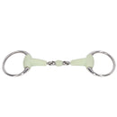 Horse Snaffle Bit Stainless Steel Horse Snaffle Roller Garden Breeding Mouth Bit for for 125mm Horse Mouth