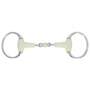Horse Snaffle Bit Stainless Steel Horse Snaffle Roller Garden Breeding Mouth Bit for for 125mm Horse Mouth
