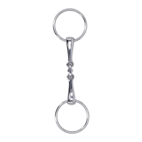 Horse Snaffle Stainless Steel Flexible Jointed Wearable Rust Proof O Ring Horse Mouth Bit for Horse Racing