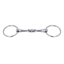 Horse Snaffle Stainless Steel Flexible Jointed Wearable Rust Proof O Ring Horse Mouth Bit for Horse Racing