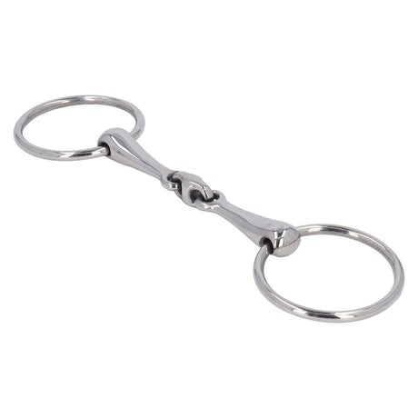 Horse Snaffle Stainless Steel Flexible Jointed Wearable Rust Proof O Ring Horse Mouth Bit for Horse Racing