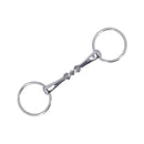 Horse Snaffle Stainless Steel Flexible Jointed Wearable Rust Proof O Ring Horse Mouth Bit for Horse Racing
