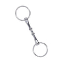 Horse Snaffle Stainless Steel Flexible Jointed Wearable Rust Proof O Ring Horse Mouth Bit for Horse Racing