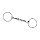 Horse Snaffle Stainless Steel Flexible Jointed Wearable Rust Proof O Ring Horse Mouth Bit for Horse Racing