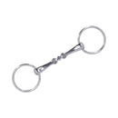Horse Snaffle Stainless Steel Flexible Jointed Wearable Rust Proof O Ring Horse Mouth Bit for Horse Racing