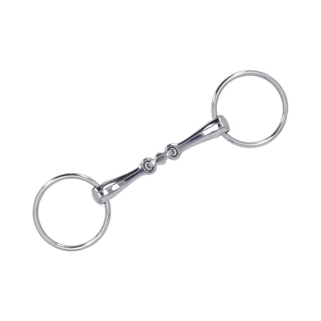 Horse Snaffle Stainless Steel Flexible Jointed Wearable Rust Proof O Ring Horse Mouth Bit for Horse Racing