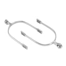 1 Pair Horse Spurs Stainless Steel Western Cowboy Equestrian Boot Spurs for Horse Training Riding