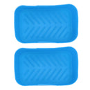 2pcs Fryer Silicone Basket Nonstick High Temperature Resistanc Fryer Liner with Brush for Ninja DZ201 Foodi 8QT Blue