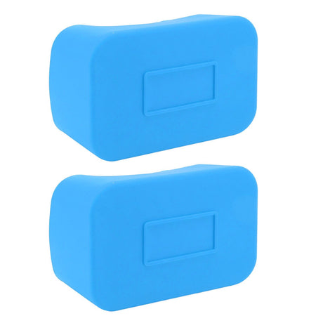 2pcs Fryer Silicone Basket Nonstick High Temperature Resistanc Fryer Liner with Brush for Ninja DZ201 Foodi 8QT Blue